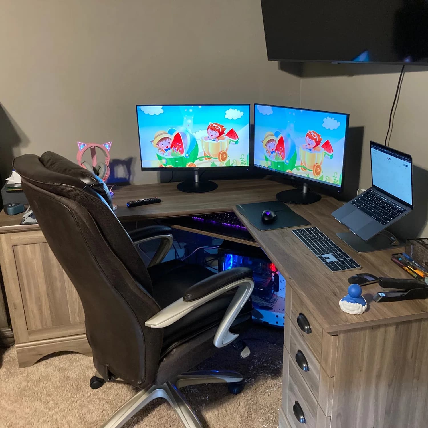 Steve's workstation setup